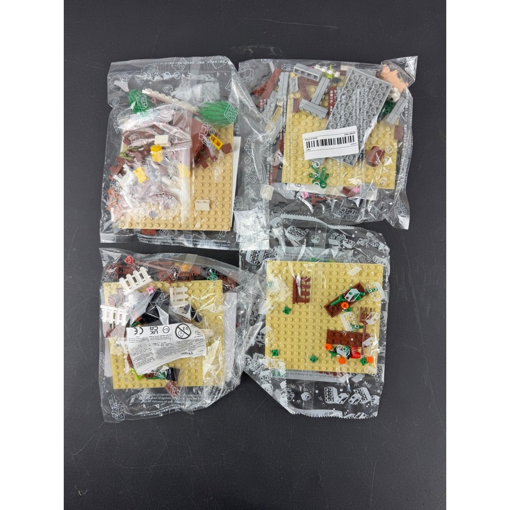 Farm‎ Building Blocks Set 4 Polybags Goats Chicken Coop Pigpen Garden